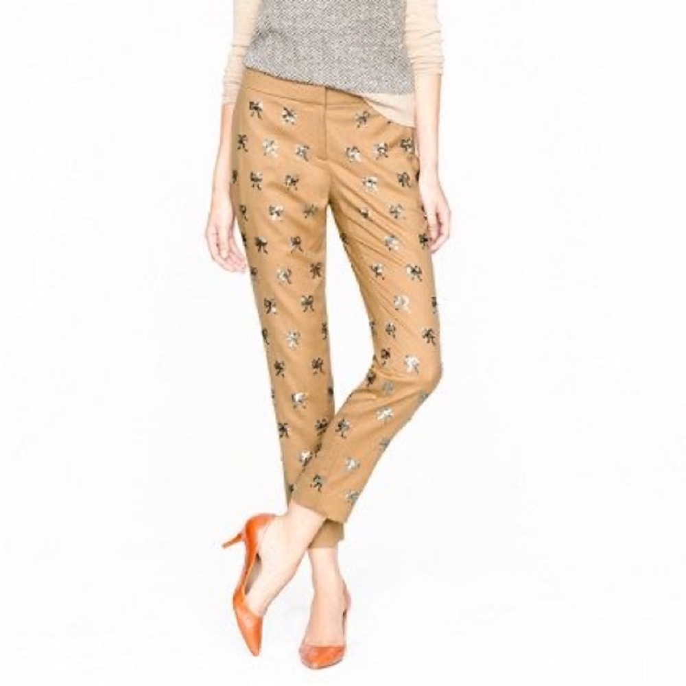 J Crew Collection Bow Pant